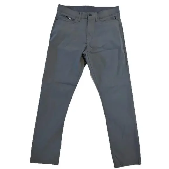 Copper & Oak Men’s Grey Performance Tech Pants 32x30 Casual Basic Everyday Pant - Picture 1 of 5